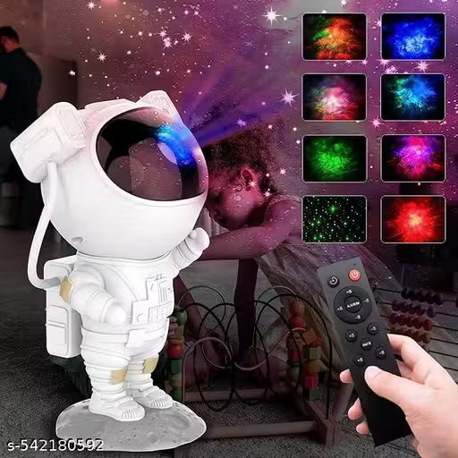 REVIRO HOME Astronaut Light Projector – 360° Galaxy Star Projector with Timer & Remote Control, Ideal for Bedroom Ceiling, Home Decor, and Parties