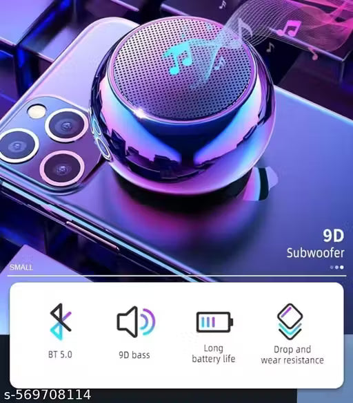 Wireless Earbuds Pro, Bluetooth Earphones, In-Ear Headphones; TWS Earbuds; Long Battery Life with mini bluetooth speaker combo